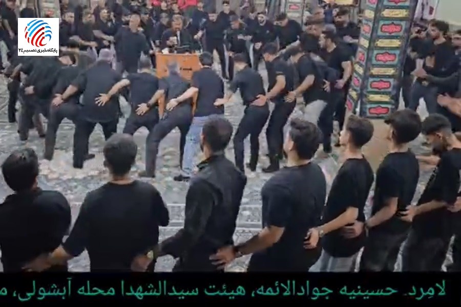 جوانان در خط مقدم عزاداری به سبک اصیل
