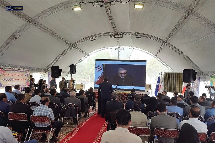 افتتاح کارخانه کنسانتره معدن تیتانیوم کهنوج با حضور وزیر صمت